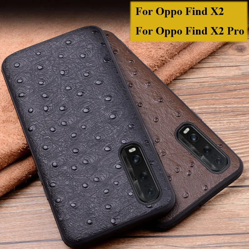 Чехол-книжка для Oppo Find x2 X 2 из натуральной кожи | Мобильные телефоны и аксессуары