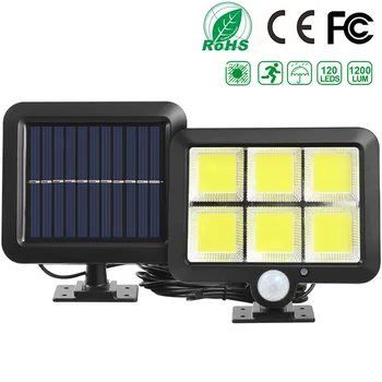 

56LED/100COB/120COB LED Solar Light Outdoor Motion Sensor Waterproof Garden Solar Power LED Lights For Street Garden Path Lamp