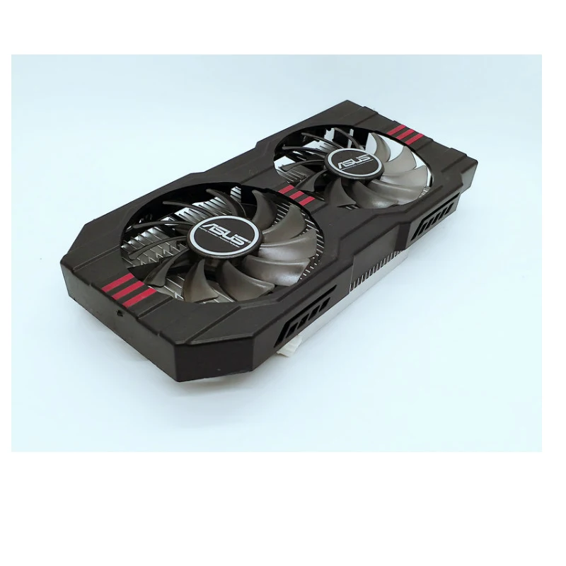 

4pin For ASUS GTX750Ti GTX650 630 550 Dual fan radiator integration DIY video card fan