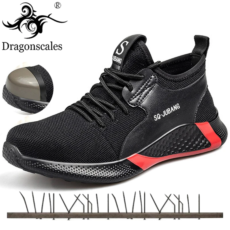 Dropshipping Work Safety Shoes Puncture Proof Steel Toe Boot Soft Light tennis Working Indestructible For Men Women | Обувь