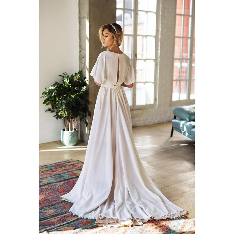 Бальные платья, шифон, vestido de noiva, белые, цвета слоновой кости, свадебные платья,, с жемчугом, свадебное платье, свадебное платье, размер на заказ