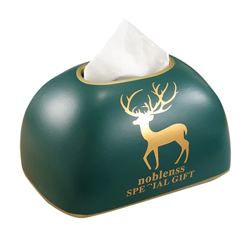 

European Simple Tissue Box Multifunctional Storage Small Marble Tissue Box White Modern Rangement Cuisine Cool Home Stuff AE50ZJ