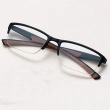 Унисекс, полуоправа, очки для чтения, ультра-светильник, синий светильник, блокировка, Анти-усталость, Пресбиопия, очки, компьютерные очки+ 1,0~+ 4,0