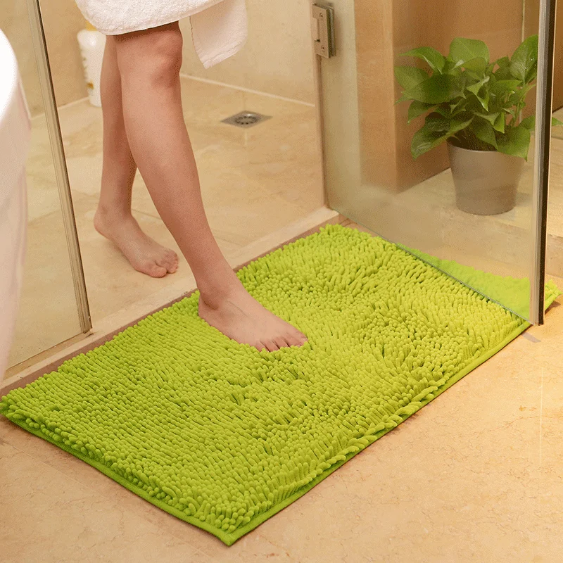 Grass green Нескользящий коврик для ванной комнаты, удобный коврик для ванной комнаты, большой размер, коврики для ванной комнаты - Цвет: Grass green