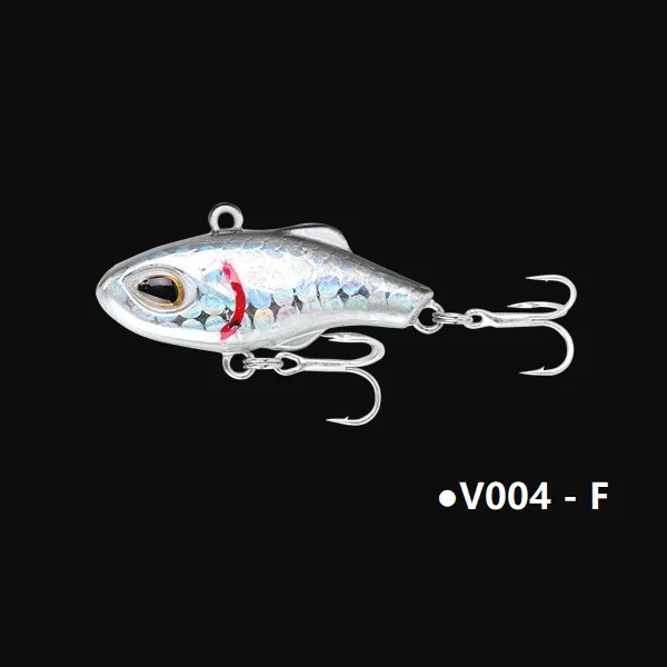 V004 - F Новинка, высокое качество, маленькие Мини приманки VIB, 35 мм, с вибрацией и подсветкой, жесткая приманка, Свинг, раковина, кренкбейт, бионическая, Реалистичная, эффективная приманка - Цвет: V004 - F