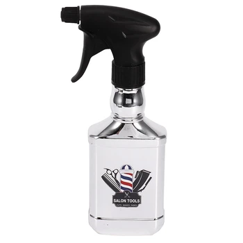 

230ML High Pressure Hair Spray Bottle Hairdressing Styling Barber Salon Tool Silver Refillable Mist Water Sprayer Empty Bottle