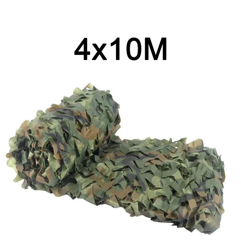 Woodland MENFLY 4x10 м военный солнцезащитный укрытие окклюзионная сеть Открытый охотничий скрытый сетчатый Открытый сезон охотничий парк лес скрытый тент - Цвет: Woodland