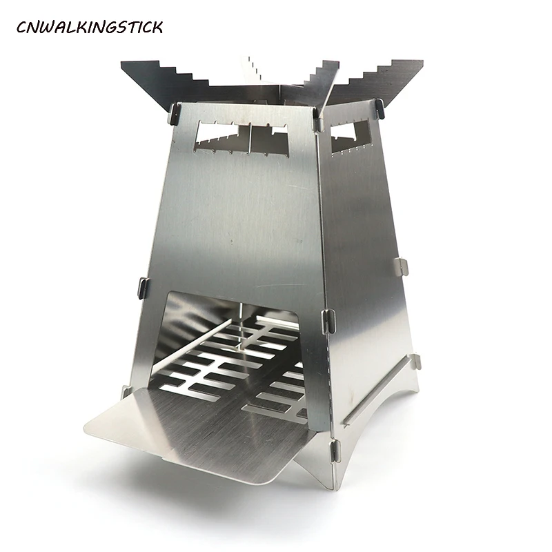 

Multifunctional Wood Stove Barbecue Grill New Portable Rocket Stove Folding Wood Stove Camping Barbecue Stove Picnic Wood Stove