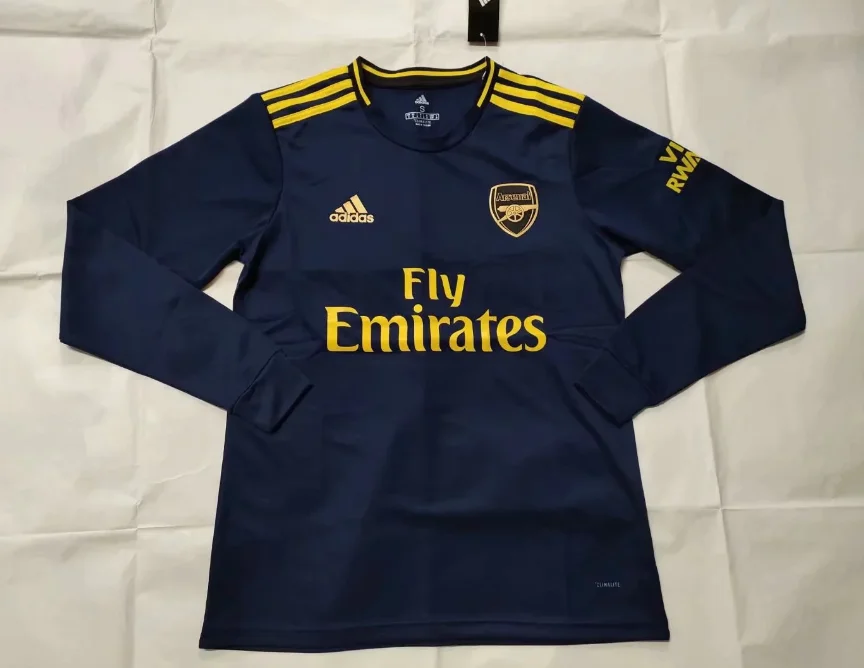 Футбольная рубашка с длинным рукавом,, Arsenal, 19/20 OZIL, домашняя красная футбольная майка, желтая, LACAZETTE AUBAMEYANG RAMSEY, футбольная рубашка