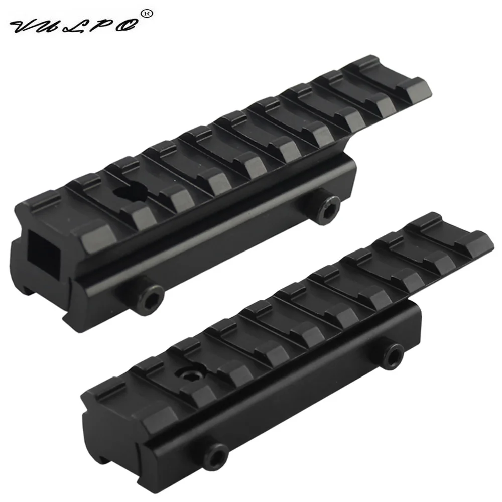 Tactical Dovetail Weaver Picatinny Rail Adapter Extend 11mm to 20mm Scope Mount 