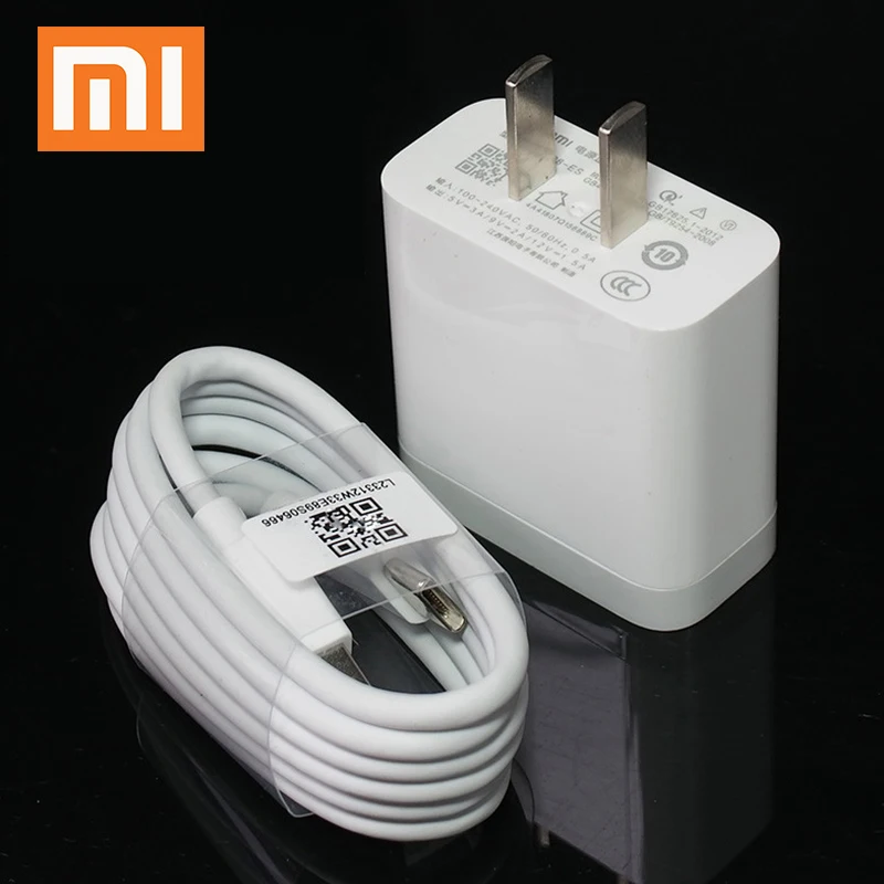 Xiaomi mi 9 9T QC3.0 быстрая Зарядное устройство адаптер 12 V/1.5A TYPE-C кабель для mi 9 pro 8 a2 a1 6 f1 макс 3 mi x 2 2s Red mi Note 8 7 K20 pro