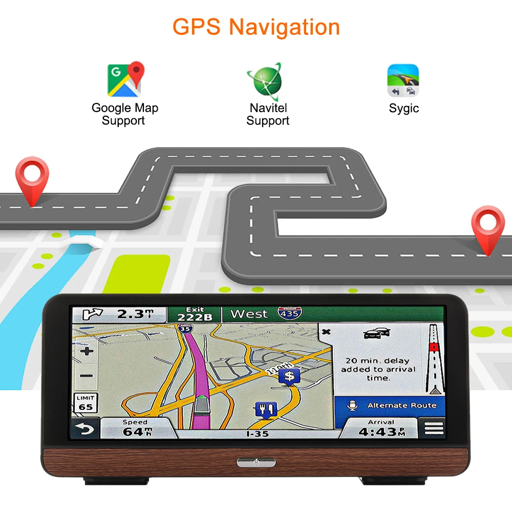 Bluavido " ips 4G Android WiFi Автомобильный видеорегистратор gps ADAS FHD 1080P Автомобильный видеорегистратор, видеокамера с двойным объективом, дистанционное управление