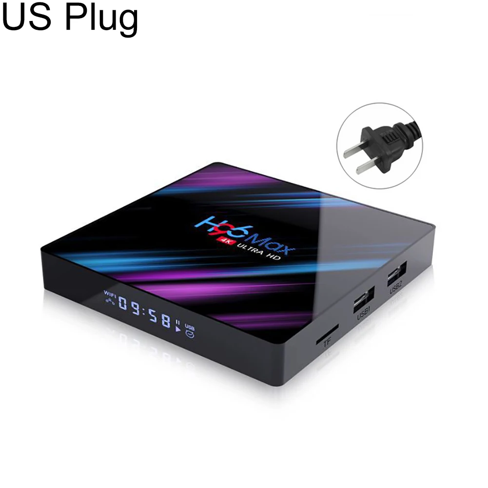 Android 9,0 ТВ приставка H96 Max RK3318 4K Смарт ТВ приставка 2,4G& 5G Wifi H96Max 2GB 64GB медиаплеер Android приставка