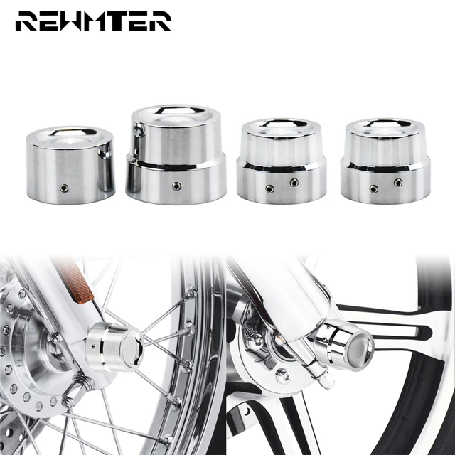 Cache-écrou chromé pour essieu avant et arrière de moto, pour Harley  Touring Softail Dyna Sportster Road Glide XL Slim FLS FXD, 4 pièces -  AliExpress