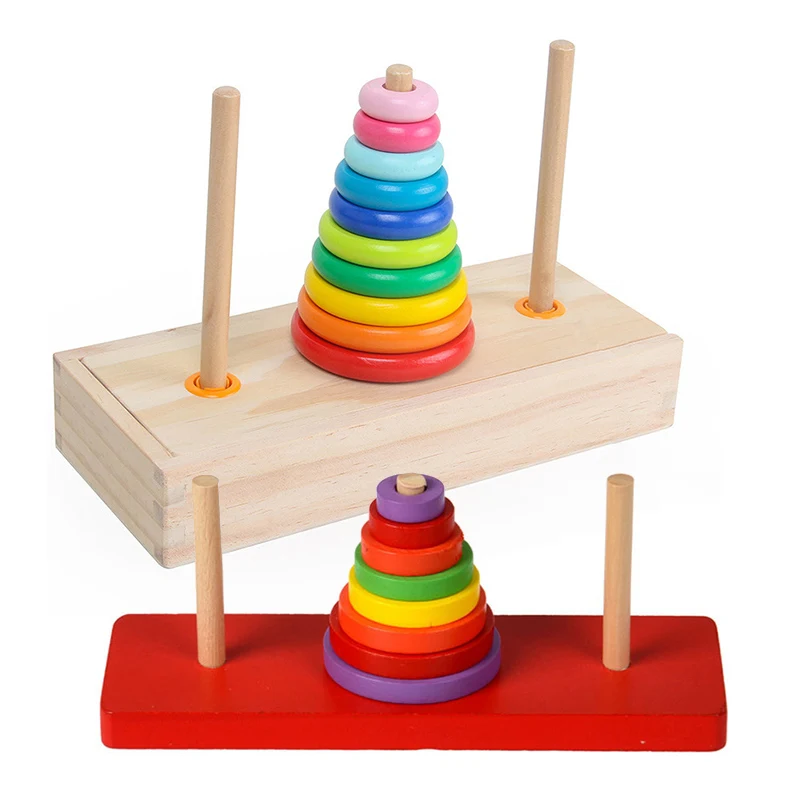 Детские деревянные детские игрушки, развивающие игрушки, деревянные классические математические головоломки для раннего обучения, игрушки для детей, интеллектуальные блоки