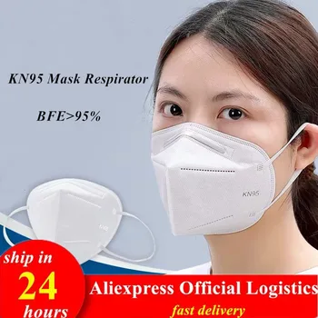 

KN95mask Anti Dust Water KN95ffp2 Face Mouth Disposable Masks Filter Ffp2mask PM2.5 Safety Respirator Reusable Cotton Mascarilla