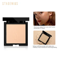 Водостойкий, ровный цвет кожи, консилер, макияж, пудра, контроль жирности, прессованная пудра, Длительное Действие, натуральный, новейший