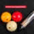 ZOKUE Korean 3 Cushion Game Ball Французский Карамболь Бильярдный Шар Биток 6 Dot-Spot Practice Gaming 61,5 мм Бильярдные аксессуары
