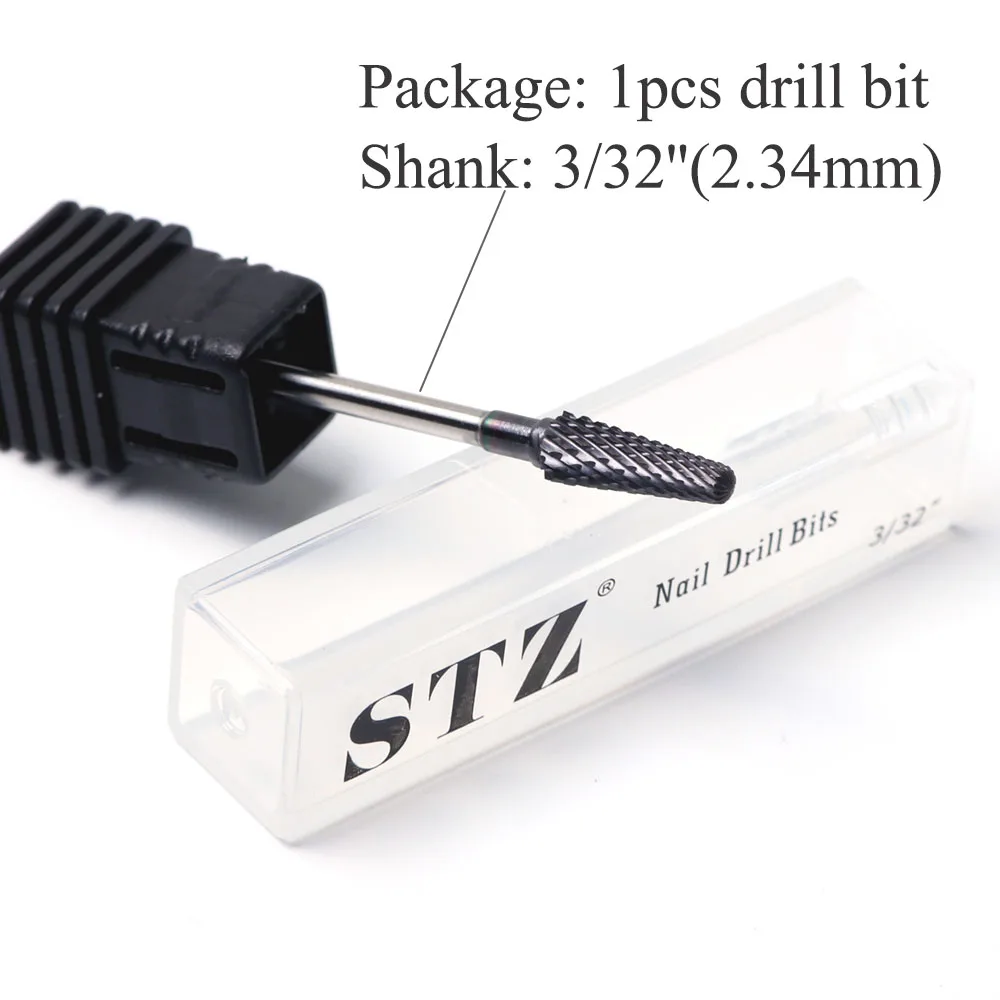 STZ 8 типов вольфрамовые карбидные сверла для снятия лака для кутикулы фрезы для электрического маникюра Инструменты HG01-08