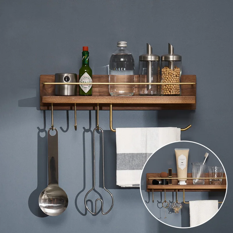 ROVATE Rustic Floating Shelves Wall Mounted 