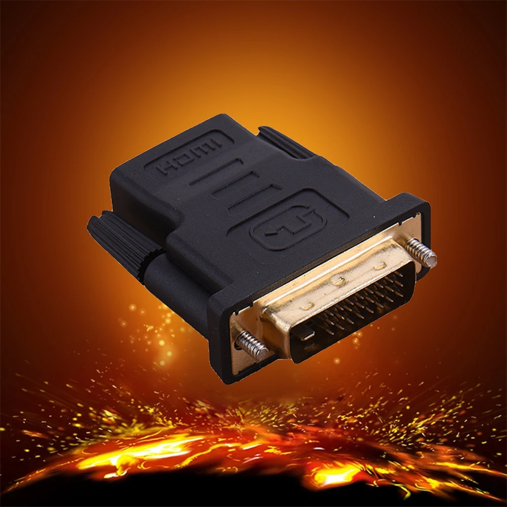 Переходник DVI 24 + 1 штекер HDMI гнездо адаптер преобразователь 1080P для ПК PS3 проектора