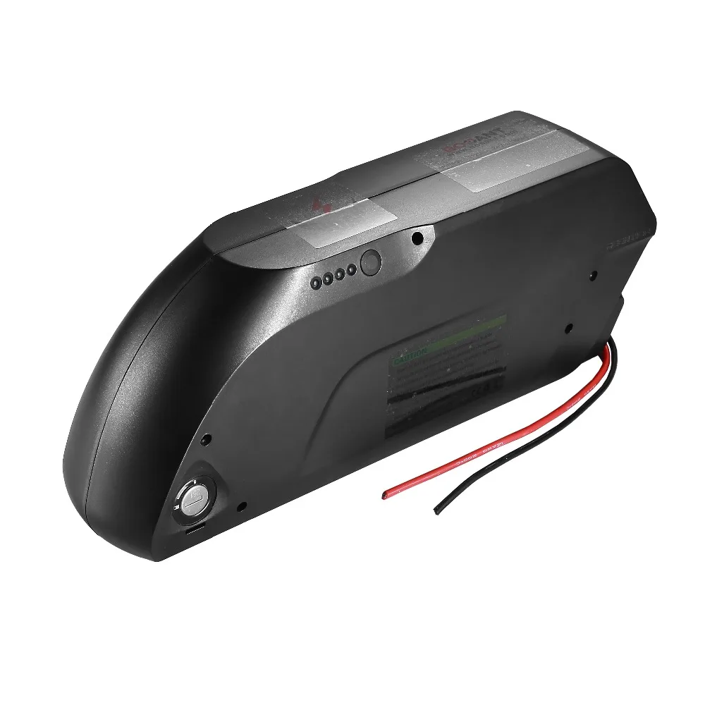 Perfect For 24V 36V 48V 52V shark Style 18650 battery case 7S 10S 13S 14S 18650 ebike lithium battery pack shell +power switch USB port 0