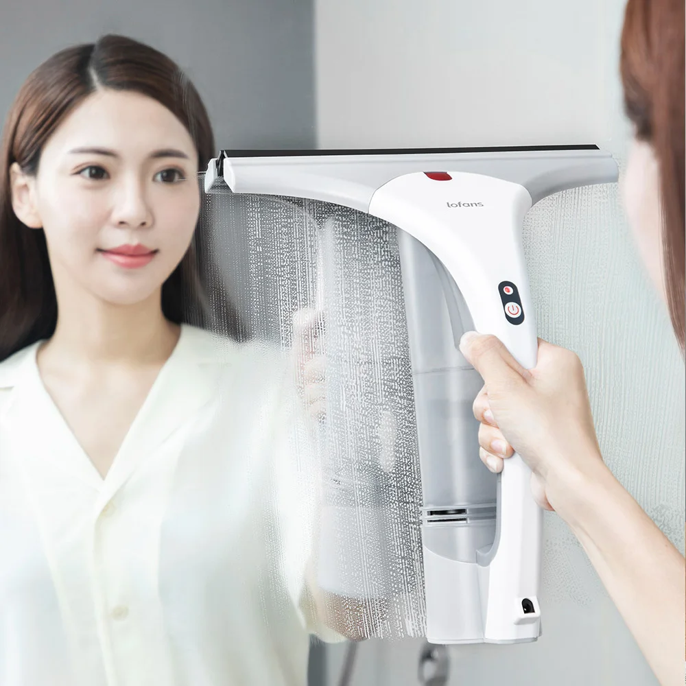 Xiaomi Lofans, электрический ручной очиститель стекла, робот для окон, автомобиля, дома, кухни, рабочего стола, машина для чистки, беспроводное, сильное всасывание