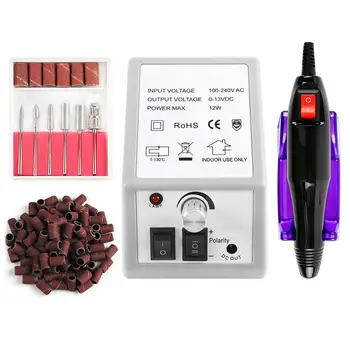 

COSCELIA Electric Nail Drill Bits Set Manicure Machine Mill Cutter for Manicure Nail Art Tools Gel Polish Grind Pedicure File