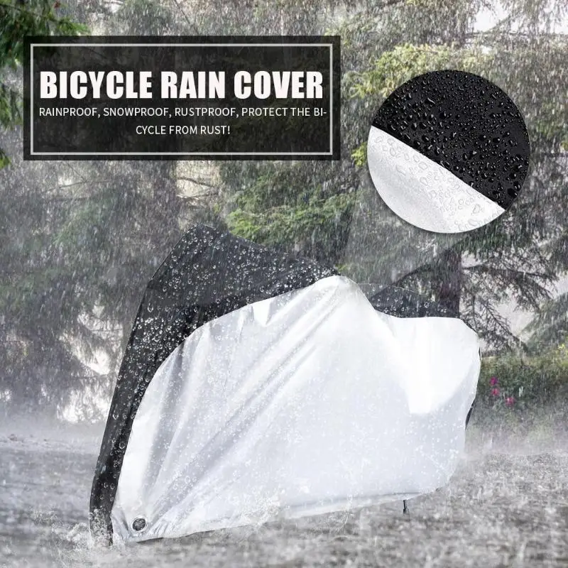 Durable Bike Rainproof Cover Delicate Texture Bike Rainproof Dustproof Cover Bicycle Sun Protector Cover Bag Cycling Accessory