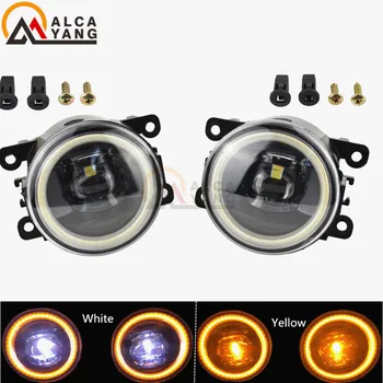 

Car LED Fog Light + Angel Eye DRL Daytime Running Light 4000LM 12V For Subaru Forester 2013 2014 2015 2016 2017 2018