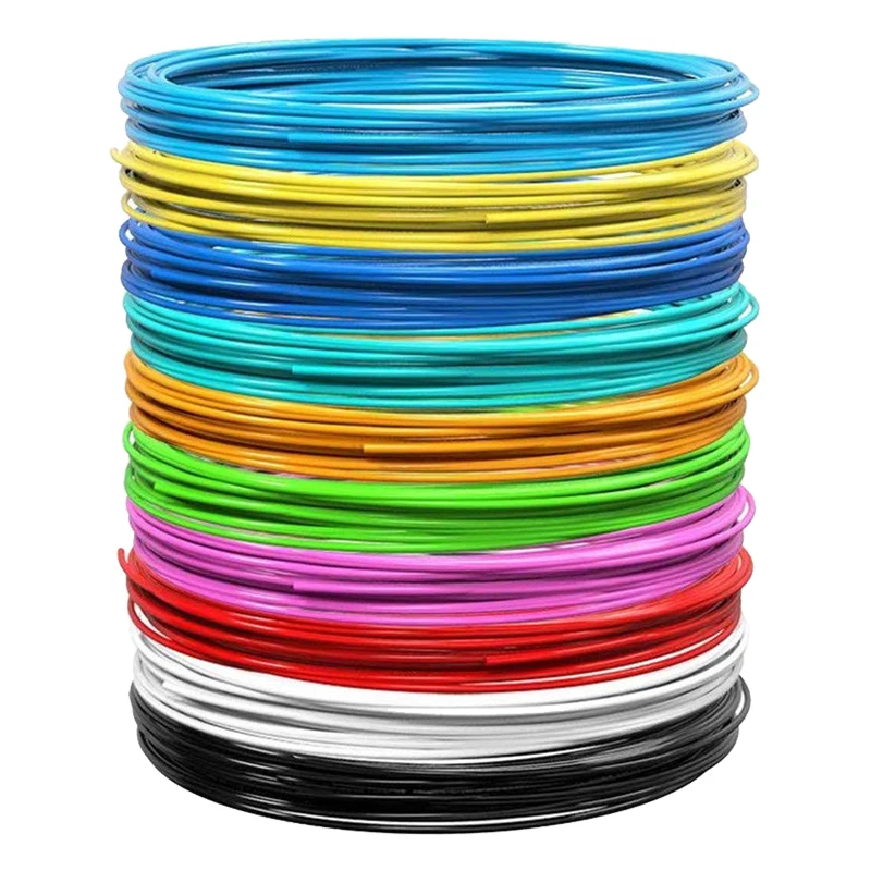 TIPTOP 3D печать Ручка USB Рисование маркеры PLA нити для детей подарок искусство ремесла модель DIY инструмент - Цвет: 5m Filament