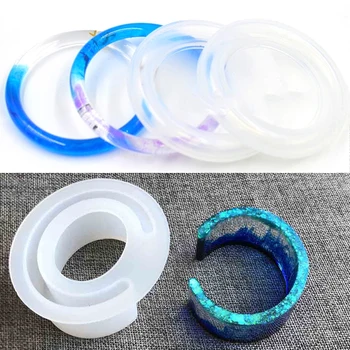 

Transparent Silicone Mold For DIY Resin Bracelet Jewelry Epoxy Resin Molds For Jewelry Making Tools