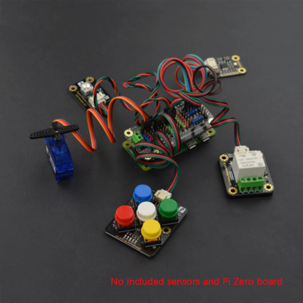 DFRobot расширения ввода-вывода шляпа для Raspberry Pi Zero W MCU STM32F030 с PWM регулятором I2C UART портов SPI Совместимость с Raspberry Pi 2/3/4 модели/B