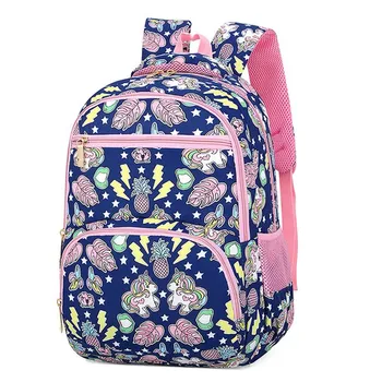 

2020 Unicorn Printed Backpack Kindergarten School Bag Cartoon Cute Pupils School Backpack Double Shoulder Bag Dropship New