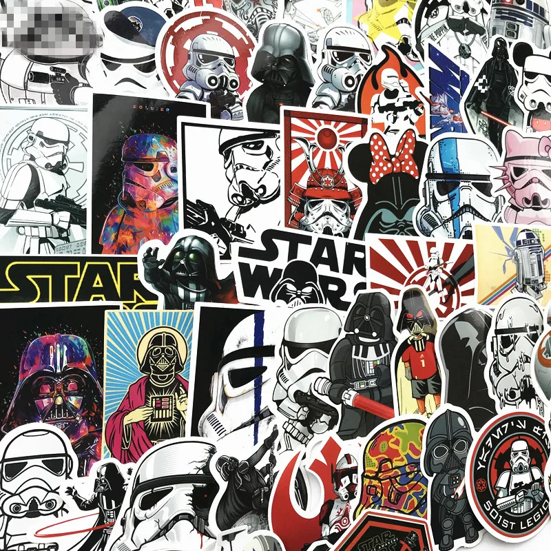 50pcs Star Wars Stickers bomb Creative Car Skateboard Laptop Phone Decal Sticker kids toys