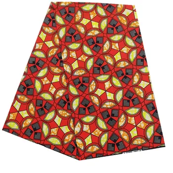 

Summer Most Popular Soft Colorful Circle Style African Wax Print Fabric 6yard Ankara 100% Cotton Wax NN0809-40