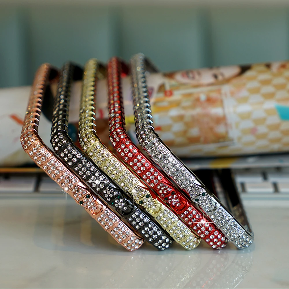 

Dropshipping Hot Snake Head Diamond Bumper For iPhone 12 13 14 15 Pro Max Plus 15Promax 14Pro Cover Case Metal Phone Border