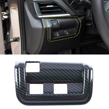 

For Cadillac CT4 2020 Accessories ABS Matte & Carbon Left Central Control Frame Cover Trim 1pc LHD ONLY