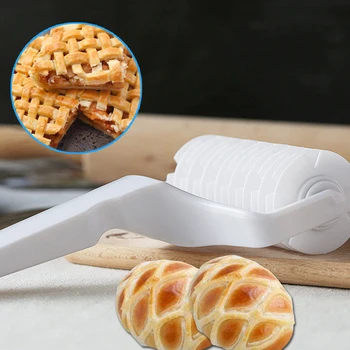 

Plastic Baking Tool Pull Net Wheel Knife Pizza Pastry pizza biscuit Roller Cutter for Dough Cookie Pie Craft Kitchen Accessory