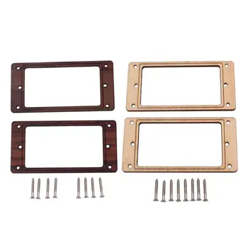 

Wood Humbucker Pickup Mounting Ring Frame with Screws for LP Guitar Parts