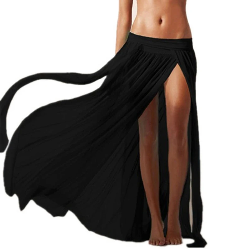 Black Женская купальная одежда 5 цветов Бикини платье накидка для пляжа юбка, саронг Парео бразильское сексуальное пляжное платье - Цвет: Black
