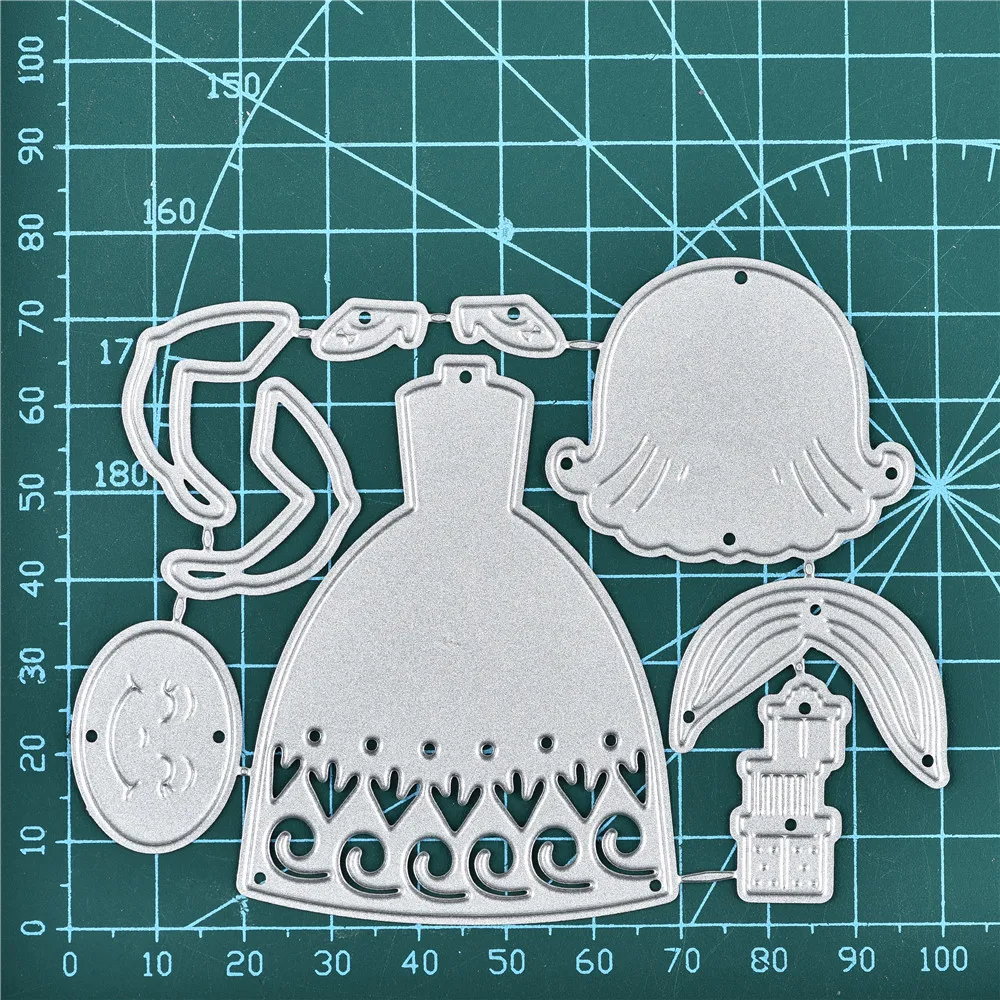 DiyArts/Новинка г.; одежда для малышей; рождественское платье для скрапбукинга; альбом для скрапбукинга; штамповочный трафарет с тиснением; декоративные штампы