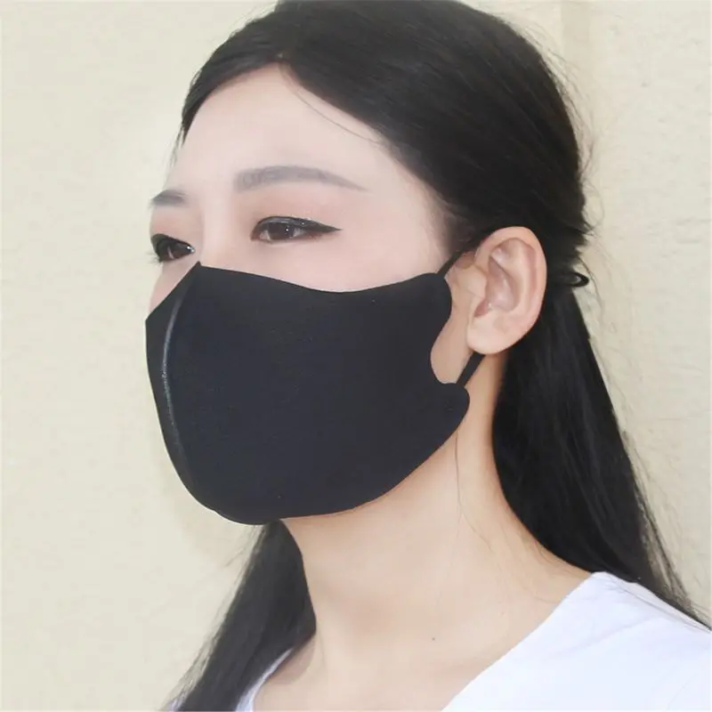

Adjustable Dust Masks Breathable Reusable for Outdoor mascara proteccion Earloop Dust Pollen Cotton Black Masks protective Mask