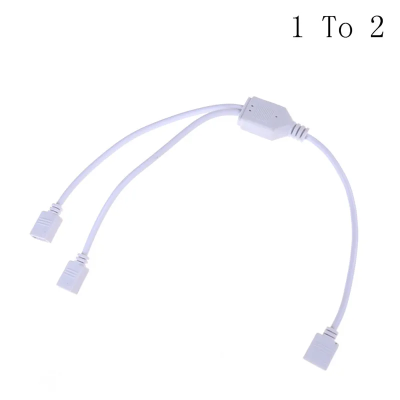 1pc Аксессуары для лент, Женский сплиттер, светодиодный RGB удлинитель с 4 контактами для 3528 5050 светодиодный полосы 1-1, 2, 3, 4 коннектора - Цвет: 1pc
