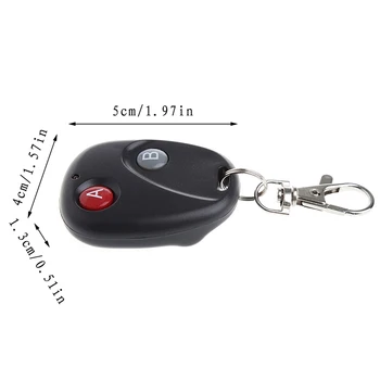

A&B Key DC12V Gate RF Wireless Remote Control Garage Door Transmitter 433MHz MOLA