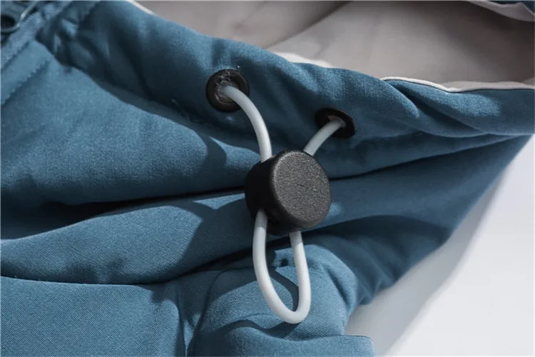 Nanxia Qiaozhuang 19 Winter Thick Cotton-padded Clothes Base-Cap in Contrast Color Japanese-style Origional Workwear Cotton Coat