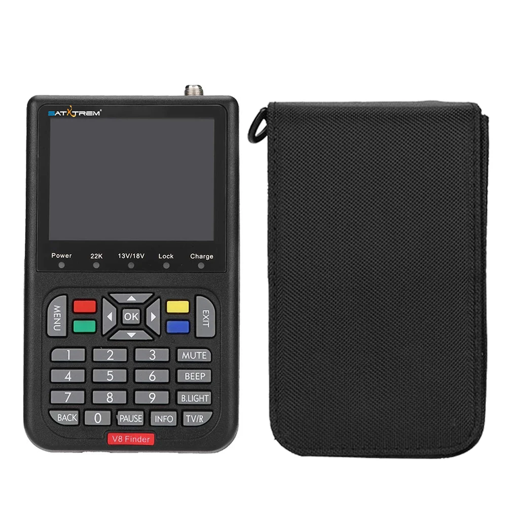 Satxtrem V8 Finder DVB S2/S2X спутниковый измеритель сигнала Sat HD FTA 3 5 &quotЖК дисплей для