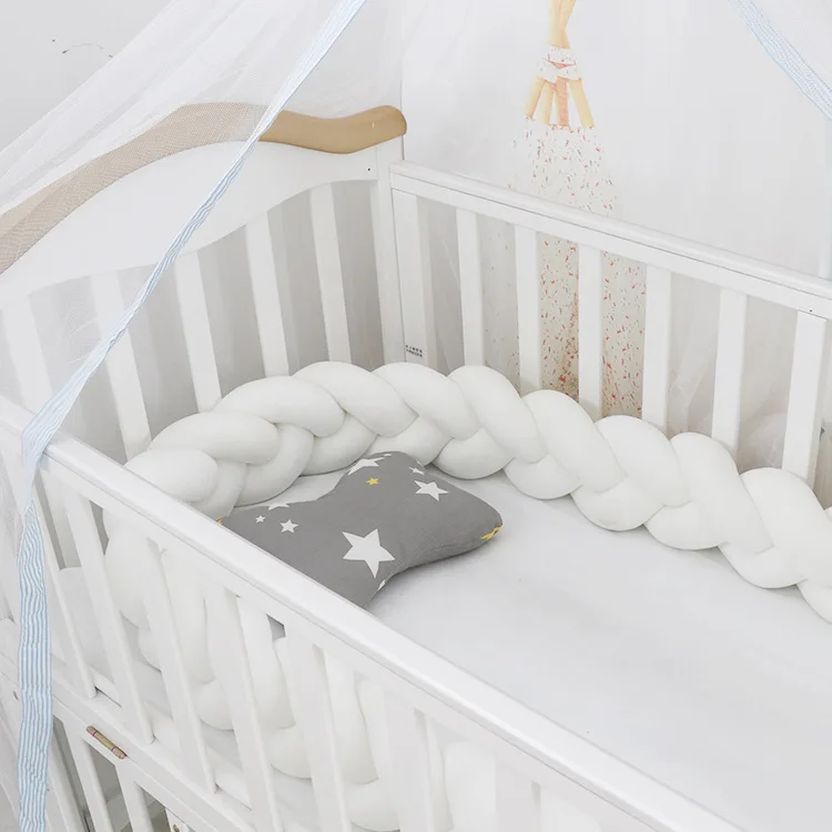 3 м детский бампер кровать оплетка узел подушки бампер для младенцев cuna Bebe горит защита для кроватки кроватка бампер номер Декор