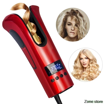 

New rose-shaped curler multifunctional automatic spiral LCD lazy curler lazy woman curling artifact