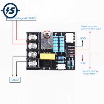 

AC 220V 1500W Driver Governor Dimming Speed-Adjust Module SCR Switch Controller w/ Fan Power Supply Module